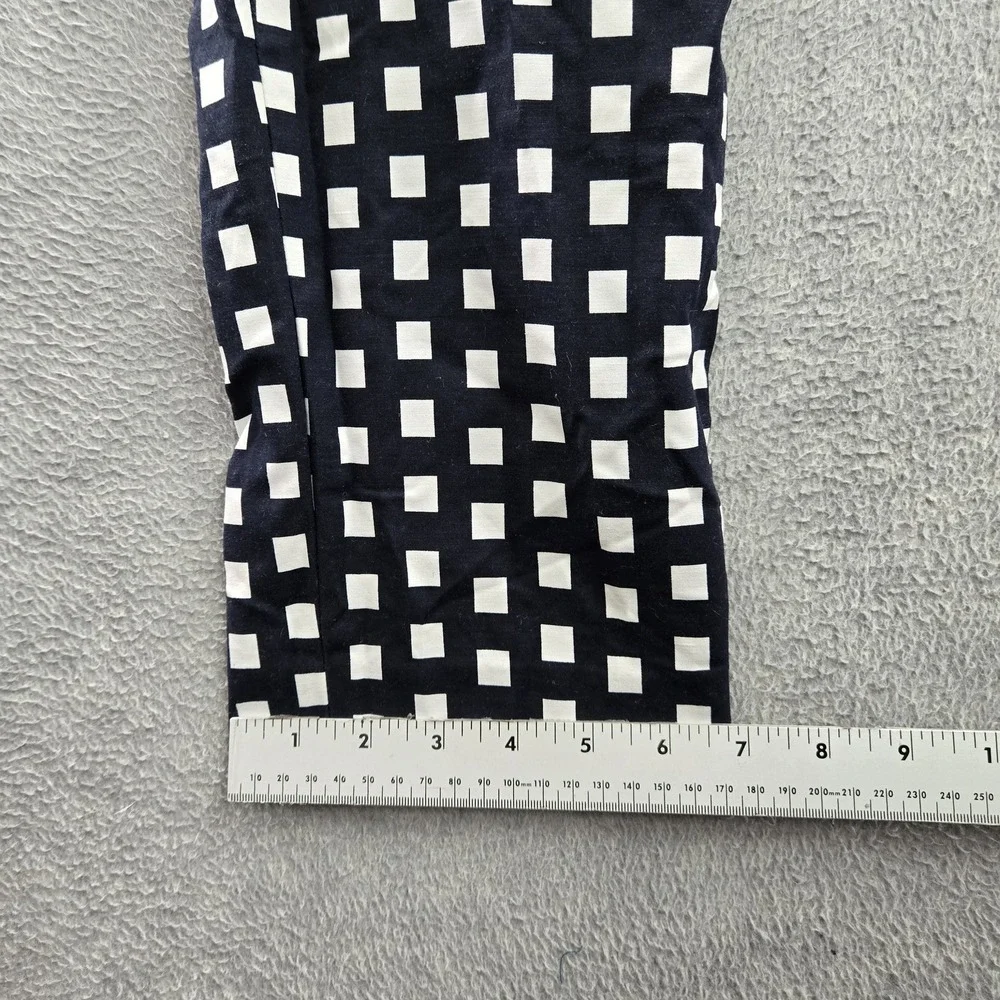 Michael‎ Kors Women Pants 16W Navy Geometric Logo 28